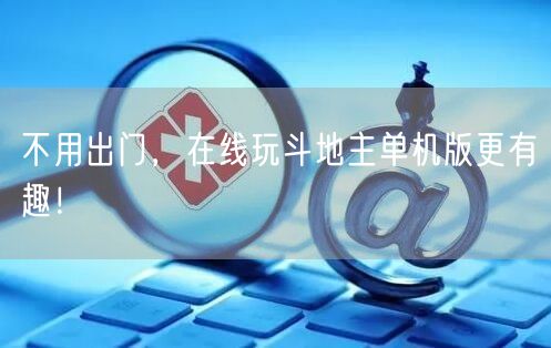 不用出门，在线玩斗地主单机版更有趣！